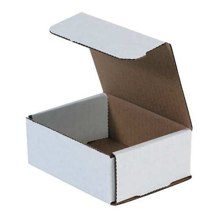 Approved Vendor M431 Literature Mailer, 4 in x 3 in x 1 in, White, ECT-32-B, Corrugated Cardboard, Single Wall, 50 PK