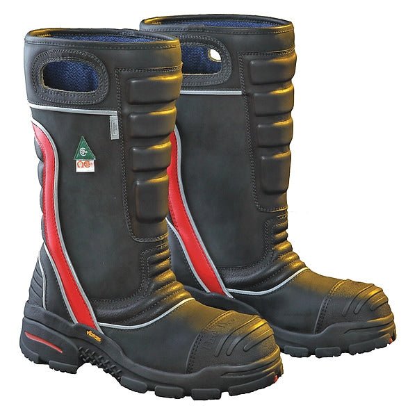 Fire-Dex FDXL200-5 Firefighter Boot, Leather, 5, PR