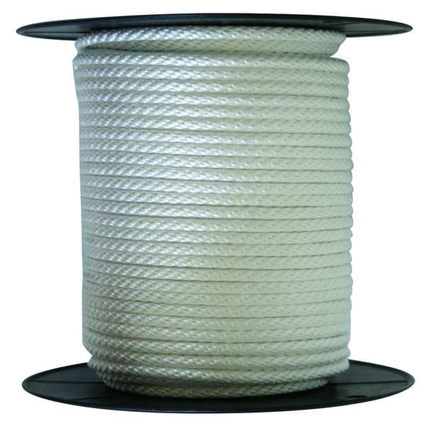 Redwood RW12U274 General Purpose Utility Rope Braid, 1/4 in Dia, 105 lb Working Load Limit, White