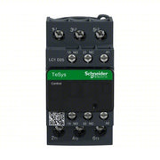 Schneider LC1D25F7 IEC Magnetic Contactor Non-Reversing, 3 Poles, 25 A, 110V AC Coil, 1NO/1NC