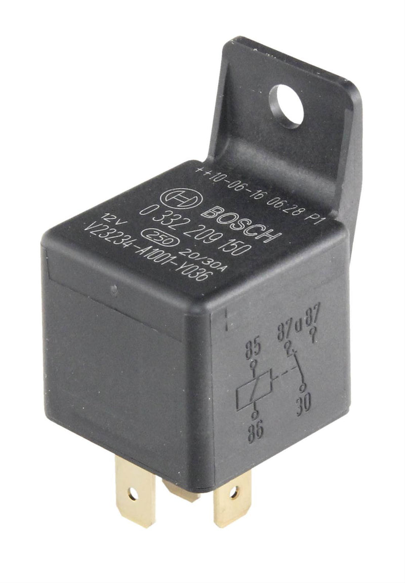 Bosch 0332209150 Relay 12V, 30A, Single Pole Double Throw, 5 Terminal, Male