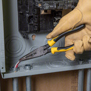 Klein D203-8N Needle Nose Plier 1 1/4 in Max Jaw Opening, 8 1/2 in Overall Lg, 2 3/8 in Jaw Lg, 1/8 in Tip Wd