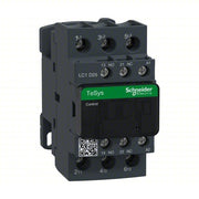 Schneider LC1D25F7 IEC Magnetic Contactor Non-Reversing, 3 Poles, 25 A, 110V AC Coil, 1NO/1NC