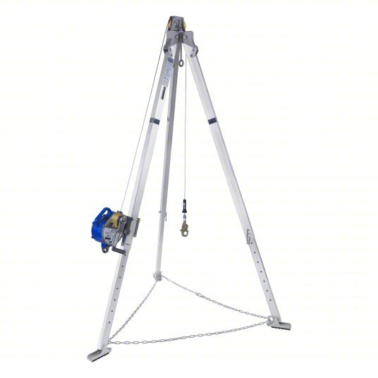 3M DBI-Sala 8000140 Confined Space Aluminum Tripod 5 ft to 7 ft Ht, 47 lb Wt Capacity
