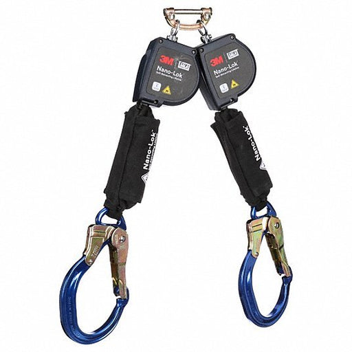 3M 3100588 Self - Retracting Lifeline Rebar Hook Anchor, Harness Steel Quick - Connect, 2 legs - Redwood.KV814JW7