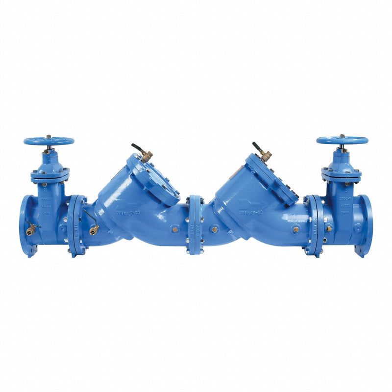 Watts LF709-NRS Double Check Valve Assembly, 3 in Pipe, Flange x Flange, Cast Iron, NRS Gate Shutoff, 175 psi