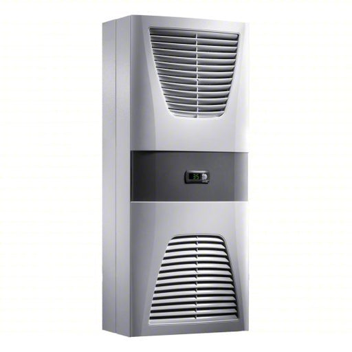 Rittal 3305510 Enclosure Air Conditioner 6,005 BtuH, Indoor Dust-Tight, Cooling Only, 115 V, 12, Wall Mount