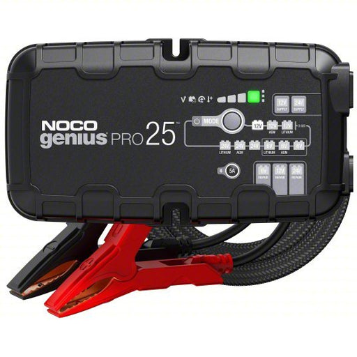 Noco GENIUSPRO25 Battery Charger Charging, Auto, For AGM/CA/EFB/Gel/Lead Acid/Lithium/MF/Wet Cell