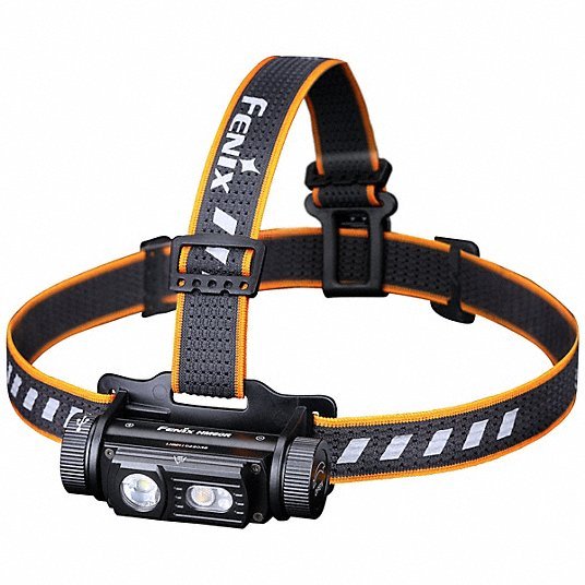 Fenix HM60R Industrial Headlamps 1,300 lm Max Brightness, 300 hr Max Run Time, Black, Aluminum