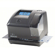 Pyramid 3600SS Time Clock Punch Clock Type, Digital, Black, 5 3/4 in Ht, 6 1/8 in Wd, 6 3/4 in Dp