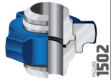150540 Hammer Union, 5 In Fig 1502 BW - Redwood.KV150540