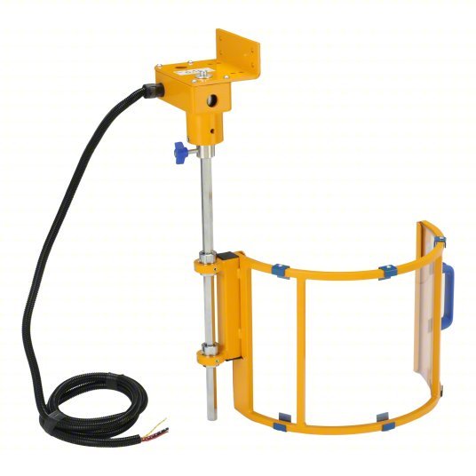 Repar TR-3B-300H240 Machine Guard Curved, 9 1/2 in Guard Wd, 11 3/4 in Guard Ht, Aluminum/Polycarbonate