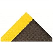 Notrax 831C0036BY-12 Switchboard Mat Type II Class 2, Diamond Plate, 3 ft x 12 ft, 1/4 in Thick, 17,000 V Max Volt
