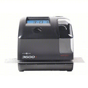 Pyramid 3600SS Time Clock Punch Clock Type, Digital, Black, 5 3/4 in Ht, 6 1/8 in Wd, 6 3/4 in Dp