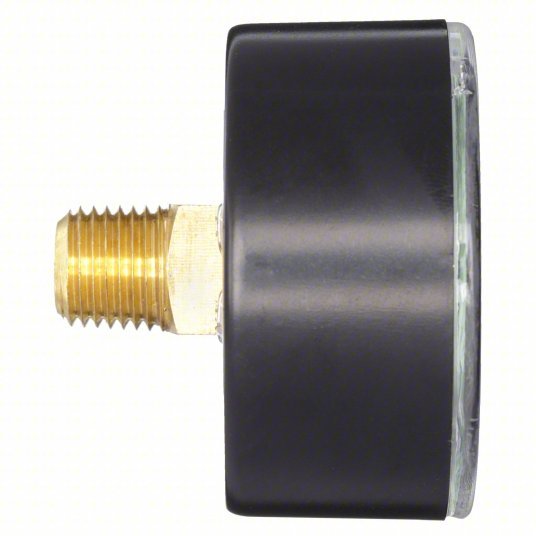Redwood RW4FMC9 Commercial Pressure Gauge 0 to 300 psi, 2 in Dial, 1/4 in NPT Male, Center Back