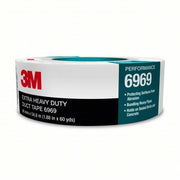 3M 6969 Duct Tape Heavy Duty, 2 in x 60 yd, Silver, Continuous Roll, Pack Qty 1