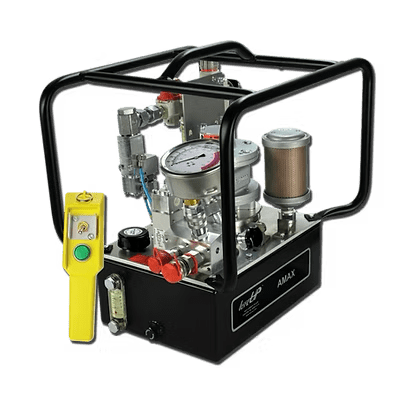 TorcUP AMAX High Flow Pneumatic Hydraulic Power Unit 2.2GAL