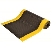 Notrax 831C0036BY-12 Switchboard Mat Type II Class 2, Diamond Plate, 3 ft x 12 ft, 1/4 in Thick, 17,000 V Max Volt