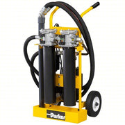 Parker 10PFCC220Q10QBVPI1 Hydraulic Oil Filter Cart 10 gpm Max Flow Rate, 150 psi Max Pressure, 1 hp Motor Horsepower
