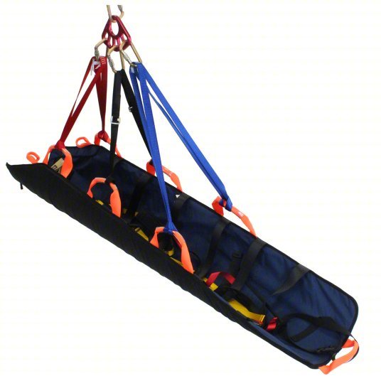 Ferno TRS Rescue Stretcher, 79 1/2 in Lg, 33 in Wd, Blue, 550 lb Wt Capacity