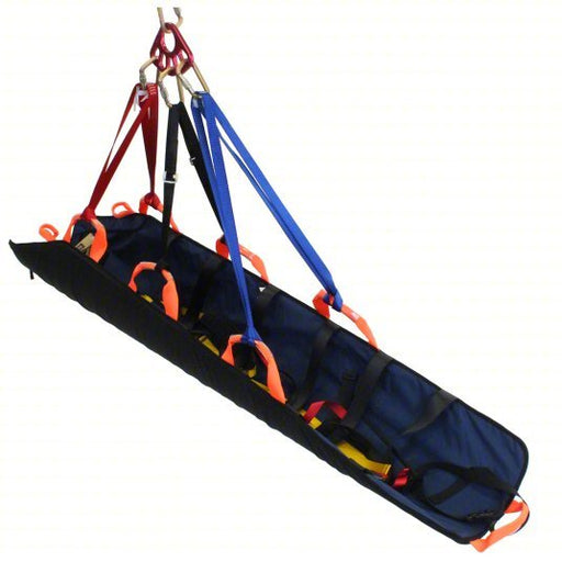 Ferno TRS Rescue Stretcher, 79 1/2 in Lg, 33 in Wd, Blue, 550 lb Wt Capacity