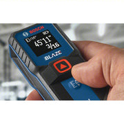 Bosch GLM100-23 Laser Distance Meter, Inch, 6 in – 100 ft, ± 1/16 in, AAA, Rubber, Red