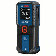 Bosch GLM100-23 Laser Distance Meter, Inch, 6 in – 100 ft, ± 1/16 in, AAA, Rubber, Red