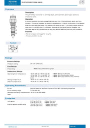Hydraforce PD10-40-0-NS-110 Piloted 3-Way Valve