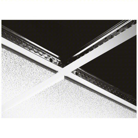 Armstrong XL8323RW Cross Tee, 24 in Overall Lg, 1 3/8 in Overall Ht, Galvanized Steel