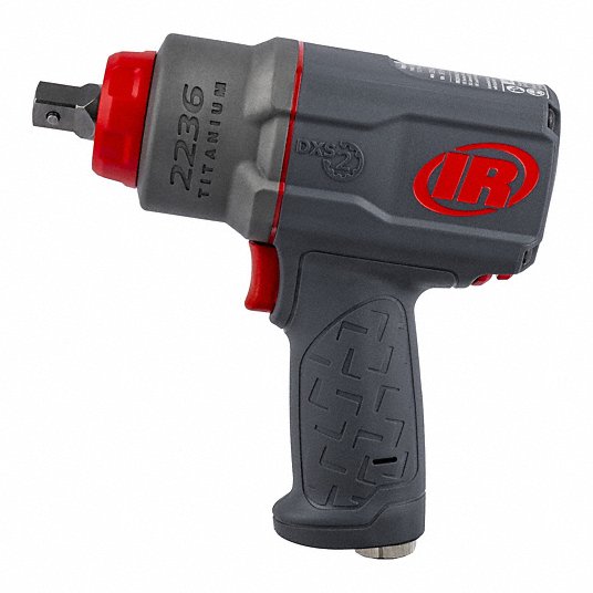 Ingersoll 2236QPTIMAX Air Impact Wrench Full-Size, 1/2 in Drive, Pistol-Grip, 1/4 in NPT Air Inlet, Std