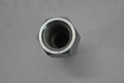 Parker ST-N3 3/8 in Non-Valved Nipple, Steel Body, Push-to-Connect Lock, 3/8"-18 Thread Size