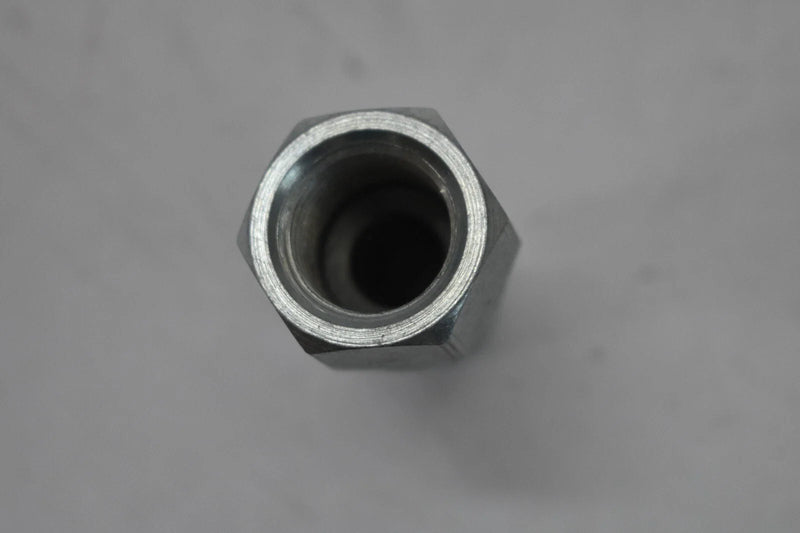 Parker ST-N3 3/8 in Non-Valved Nipple, Steel Body, Push-to-Connect Lock, 3/8"-18 Thread Size