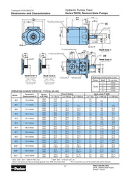 Parker T6CM B22 3R00 C1 ASSY Vane Pumps Made to Order