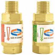 Uniweld TFAA Flashback Arrestor Set Torch Mount, 3/8"-24, For Oxygen & Fuel