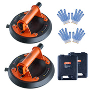 Vevor YXZKXPSL2J8YLA7CMV0 Glass Suction Cup 8 in. Industrial Vacuum Suction Cup 615 lbs. Load Capacity with ABS Handle and Carry Box, 2PK