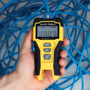 Klein VDV526-200 Cable Tester, LAN Scout Jr. 2, Backlit LCD, Multiple Tone Generator, Use With Dark Cable Systems