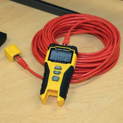 Klein VDV526-200 Cable Tester, LAN Scout Jr. 2, Backlit LCD, Multiple Tone Generator, Use With Dark Cable Systems