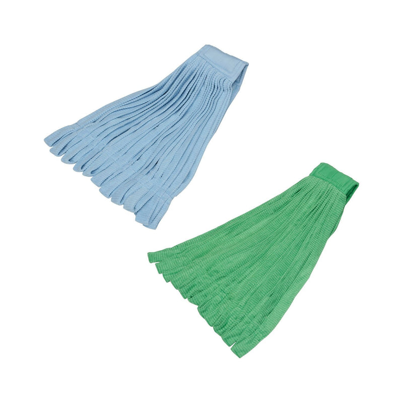 Ability One 7920-01-660-1490 Tube Mop, Clamp-On/Slide-On Connection, Launderable, 18 oz Dry Wt, Microfiber