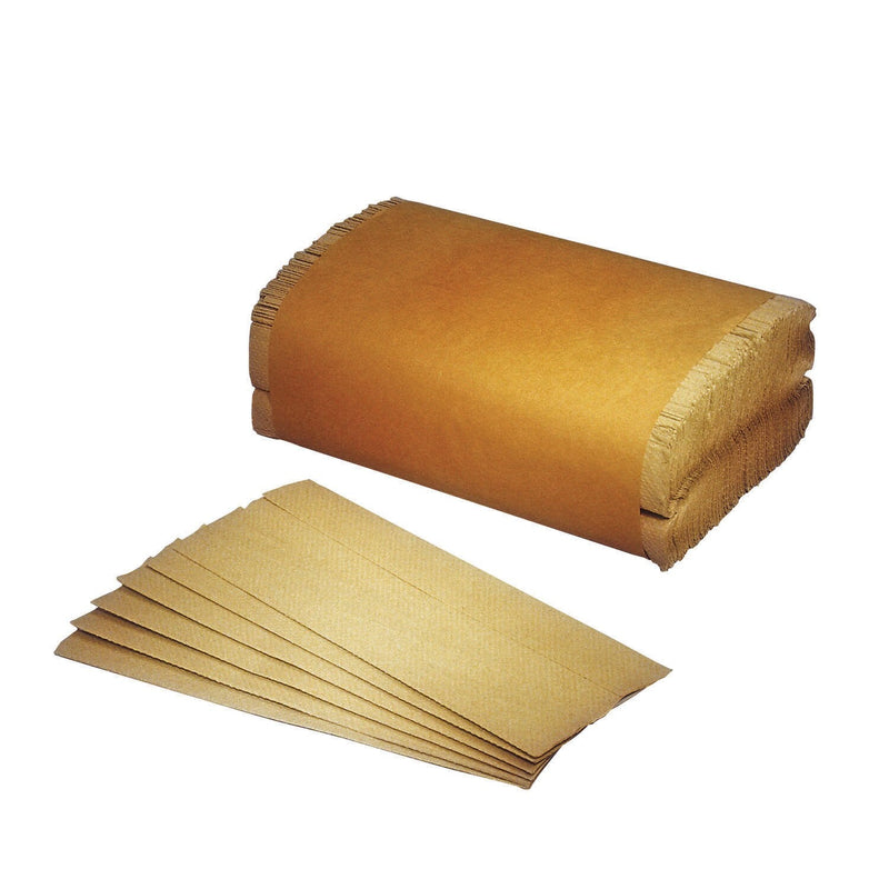 Ability One 8540-00-291-0392 Paper Towel Brown, 9 1/4 in Wd, 10 1/4 in Lg, 200 Sheets, 12 PK