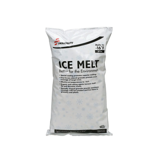 Ability One 6850-01-651-7455 Granular Ice Melt 50 lb. Blue